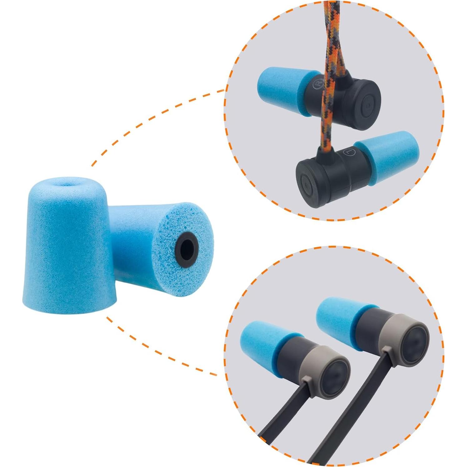 Puntas de Oído Espuma Memoria Klowcok S/M/L - Aislamiento Acústico