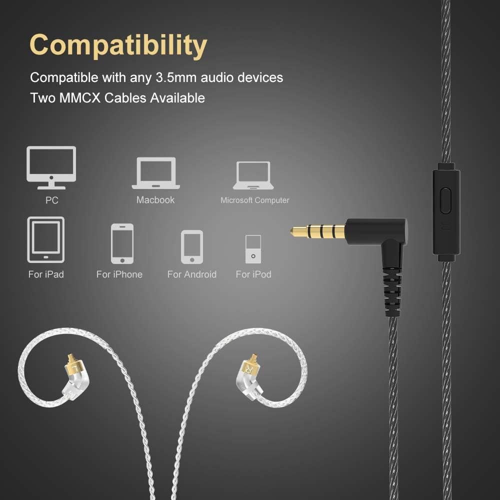 Auriculares in-Ear BASN Metalen con Aislamiento de Ruido