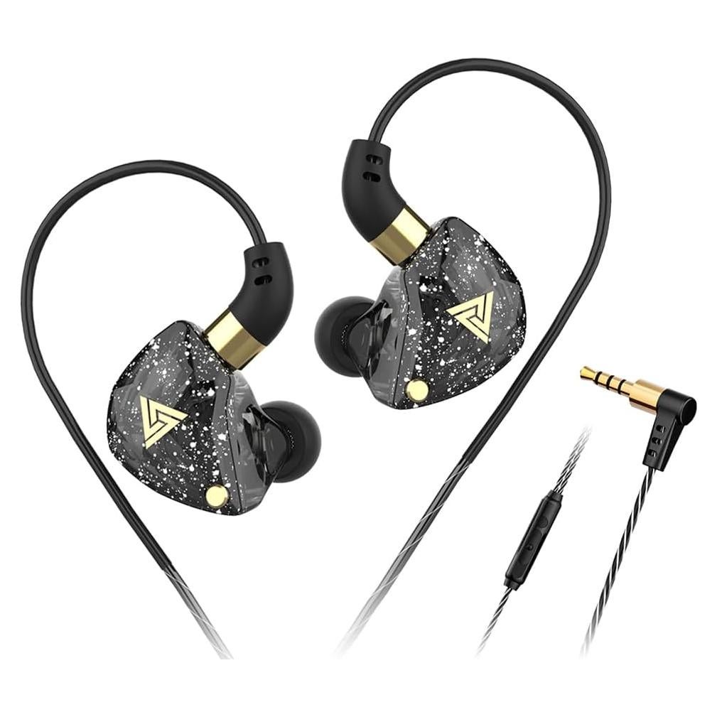 Auriculares Qkz Sk8 In-Ear HiFi con Cable, Cancelación Ruido