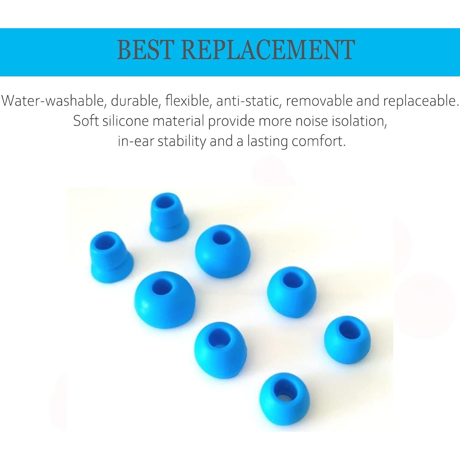 Puntas de Silicona para Auriculares Beats Powerbeats 3 - Azul