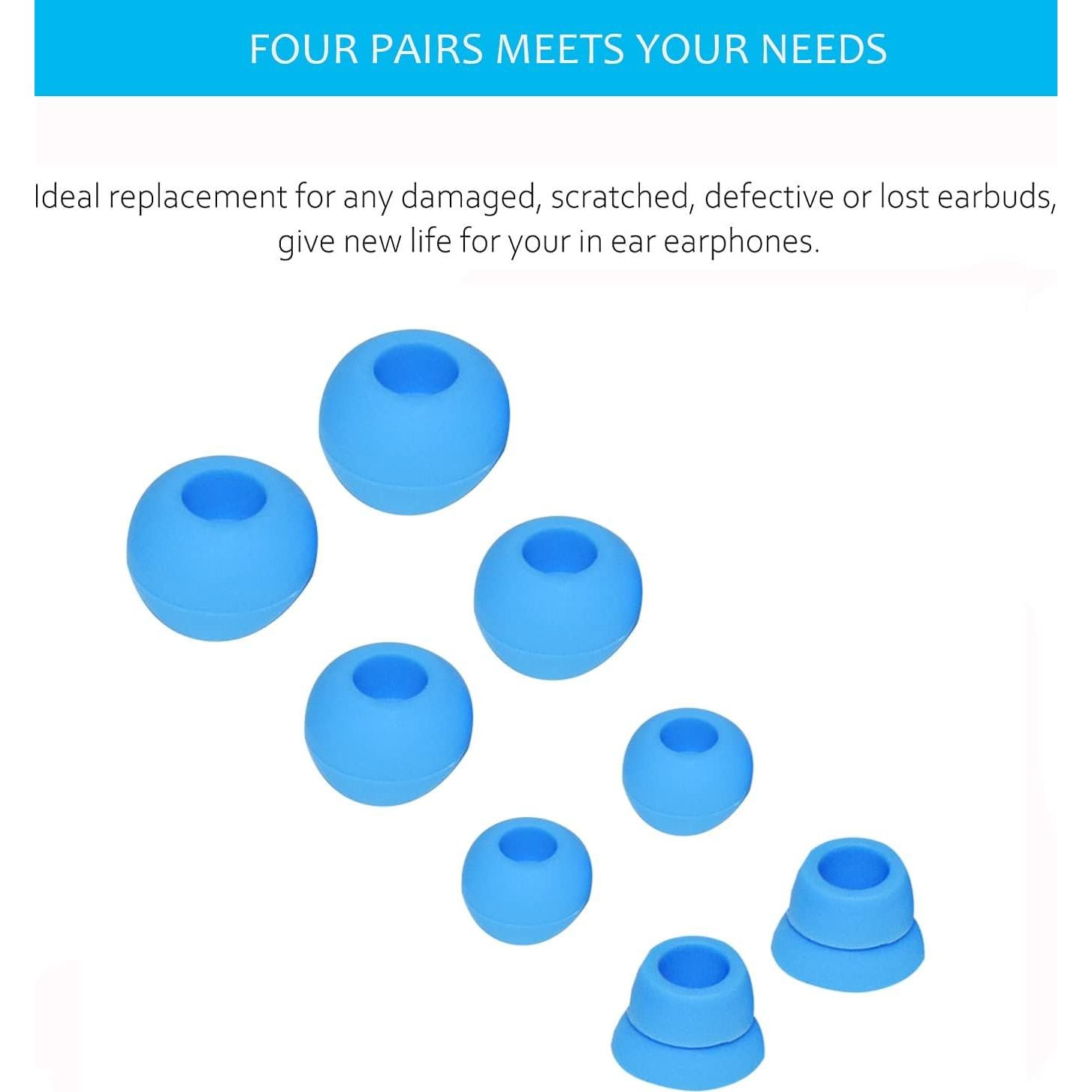 Puntas de Silicona para Auriculares Beats Powerbeats 3 - Azul