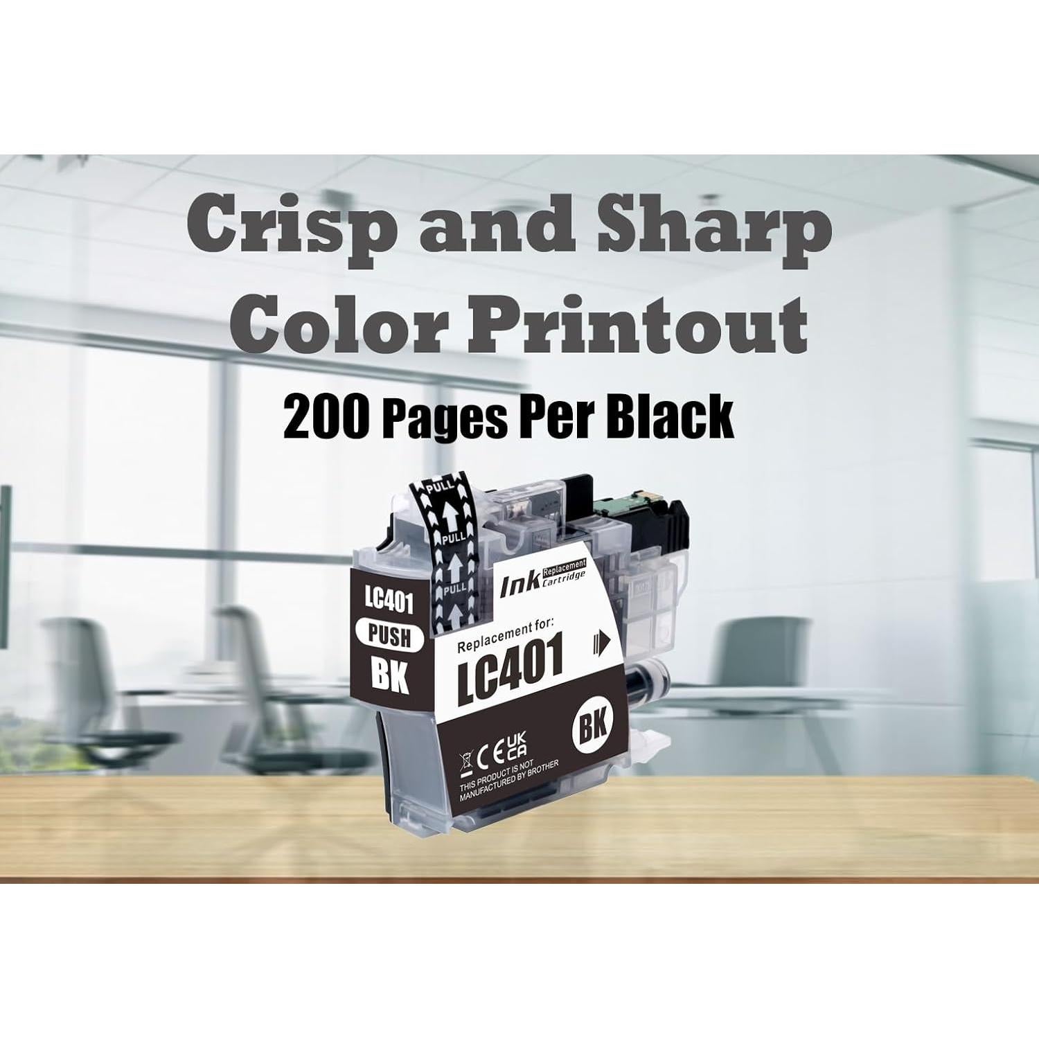 Cartucho de Tinta LC401 4Benefit Negro Compatible Brother