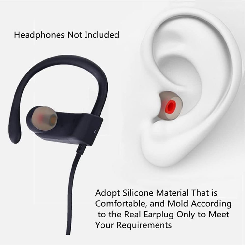 Puntas de Silicona para Auriculares - 18 Pares SML - Blancas