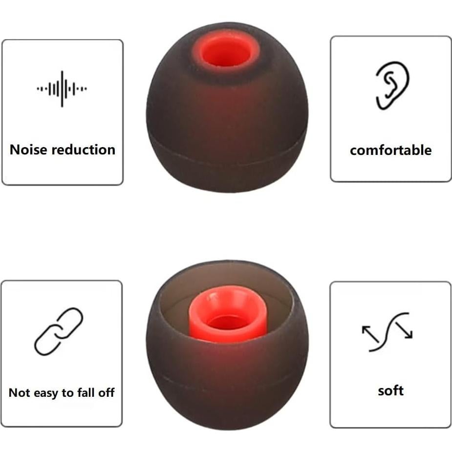 Consejos de Reemplazo de Auriculares Silicona 9 Pares S M L