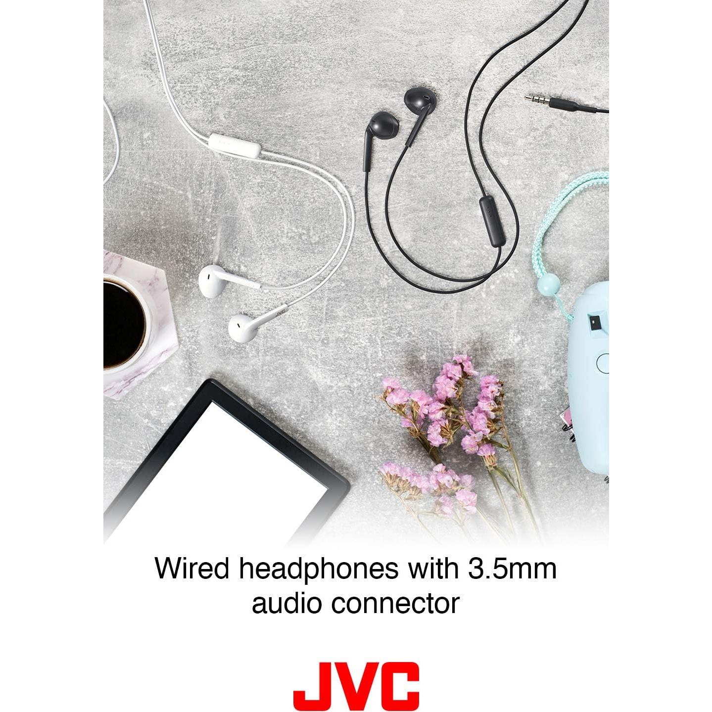 Auriculares Intrauditivos JVC HAF17MB con Micrófono - Negro
