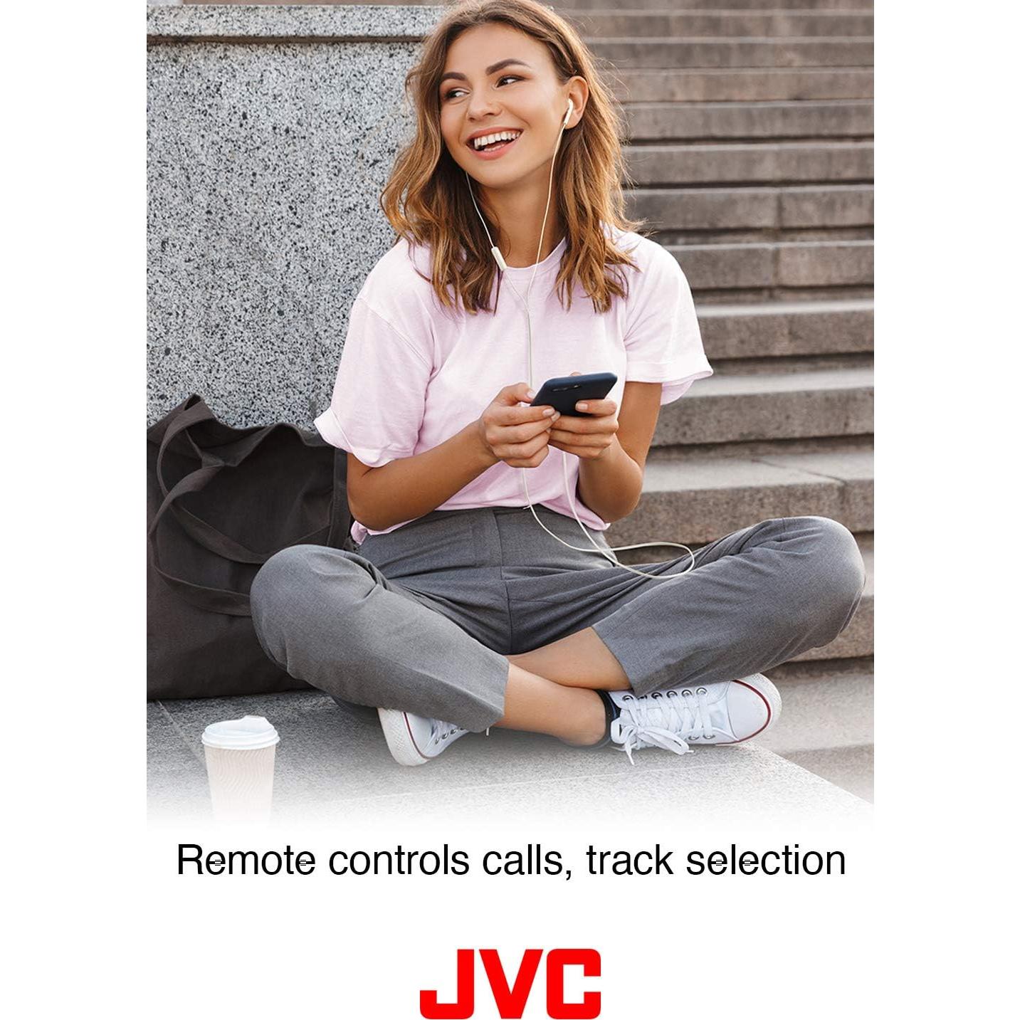 Auriculares Intrauditivos JVC HAF17MB con Micrófono - Negro