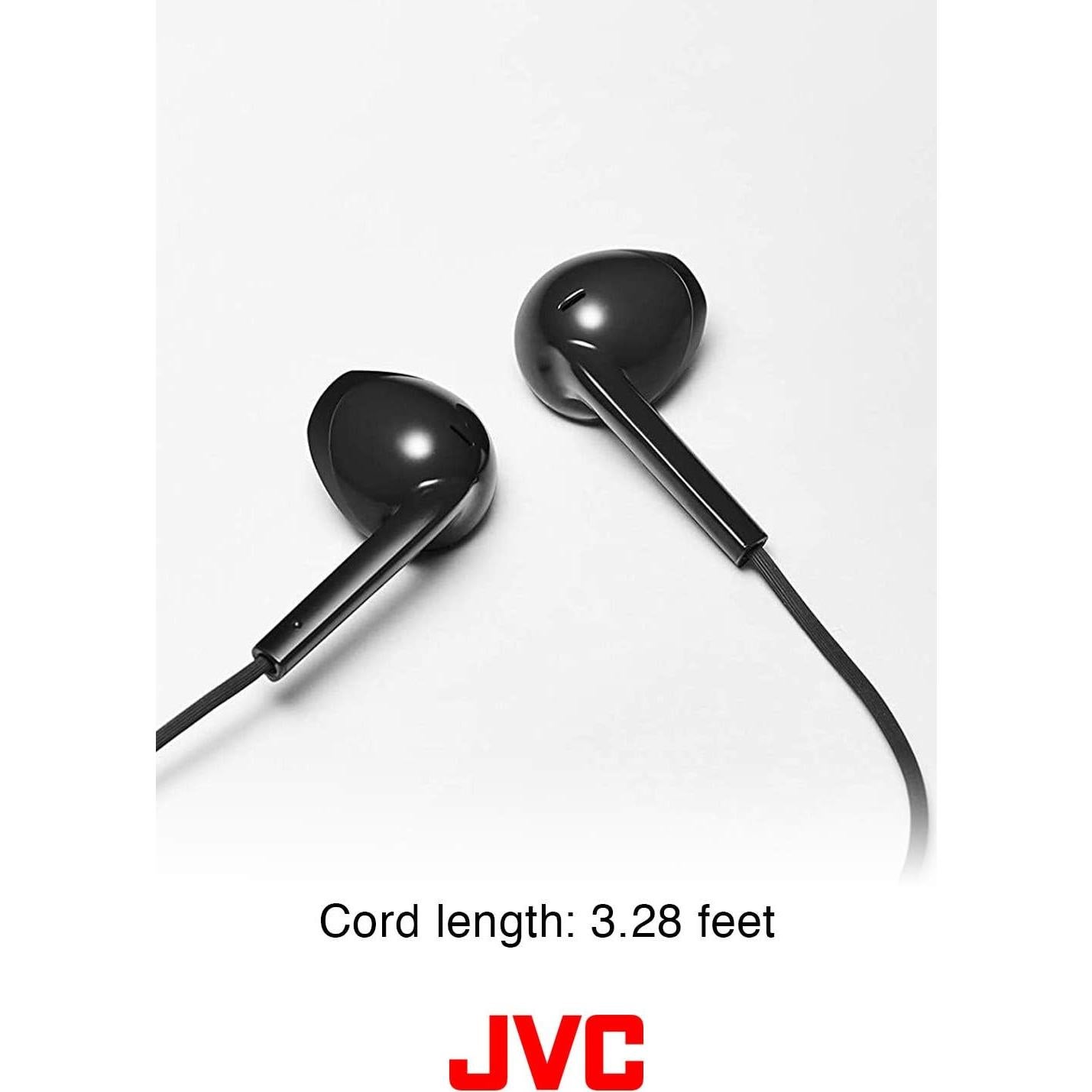 Auriculares Intrauditivos JVC HAF17MB con Micrófono - Negro