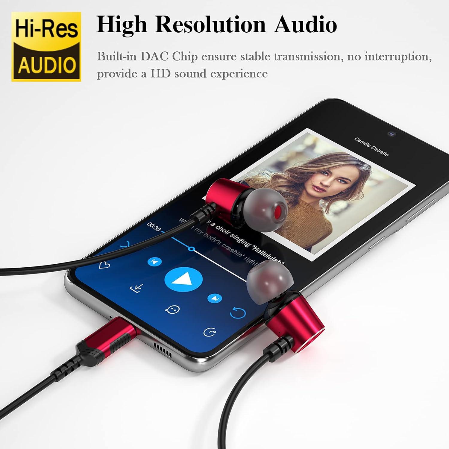 Auriculares USB C APETOO-0089 HiFi Estéreo con Micrófono