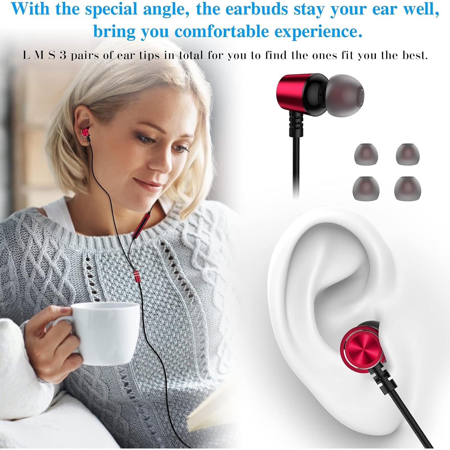 Auriculares USB C APETOO-0089 HiFi Estéreo con Micrófono