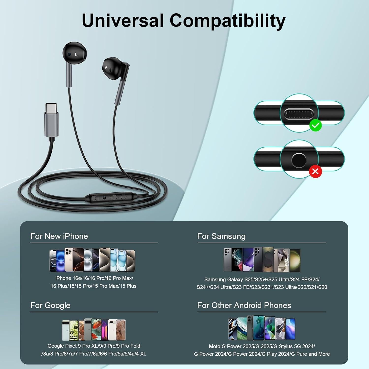 Auriculares Samsung USB C In Ear M55 con Micrófono