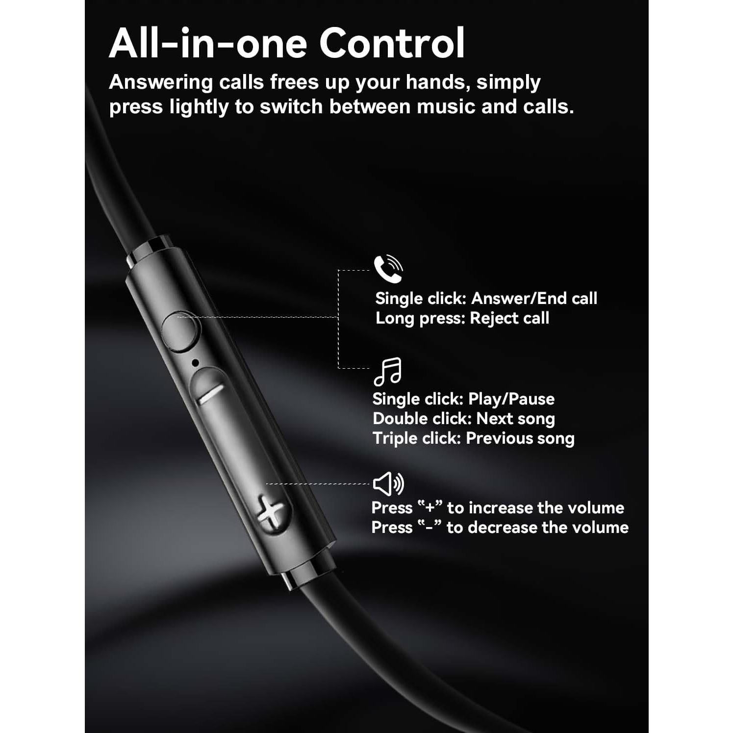 Auriculares USB C MAS CARNEY TH9 con Micrófono, Compatibles con iPhone y Samsung