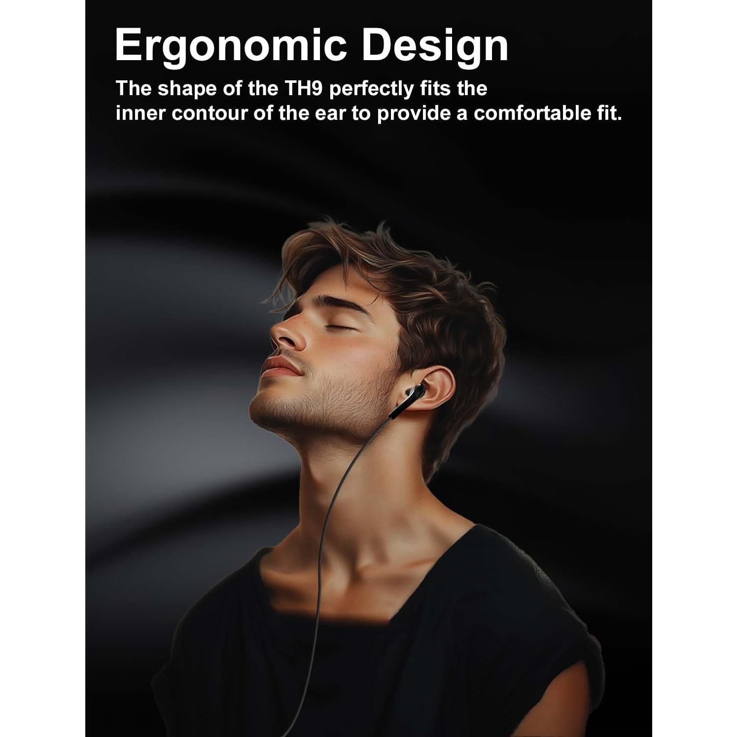 Auriculares USB C MAS CARNEY TH9 con Micrófono, Compatibles con iPhone y Samsung