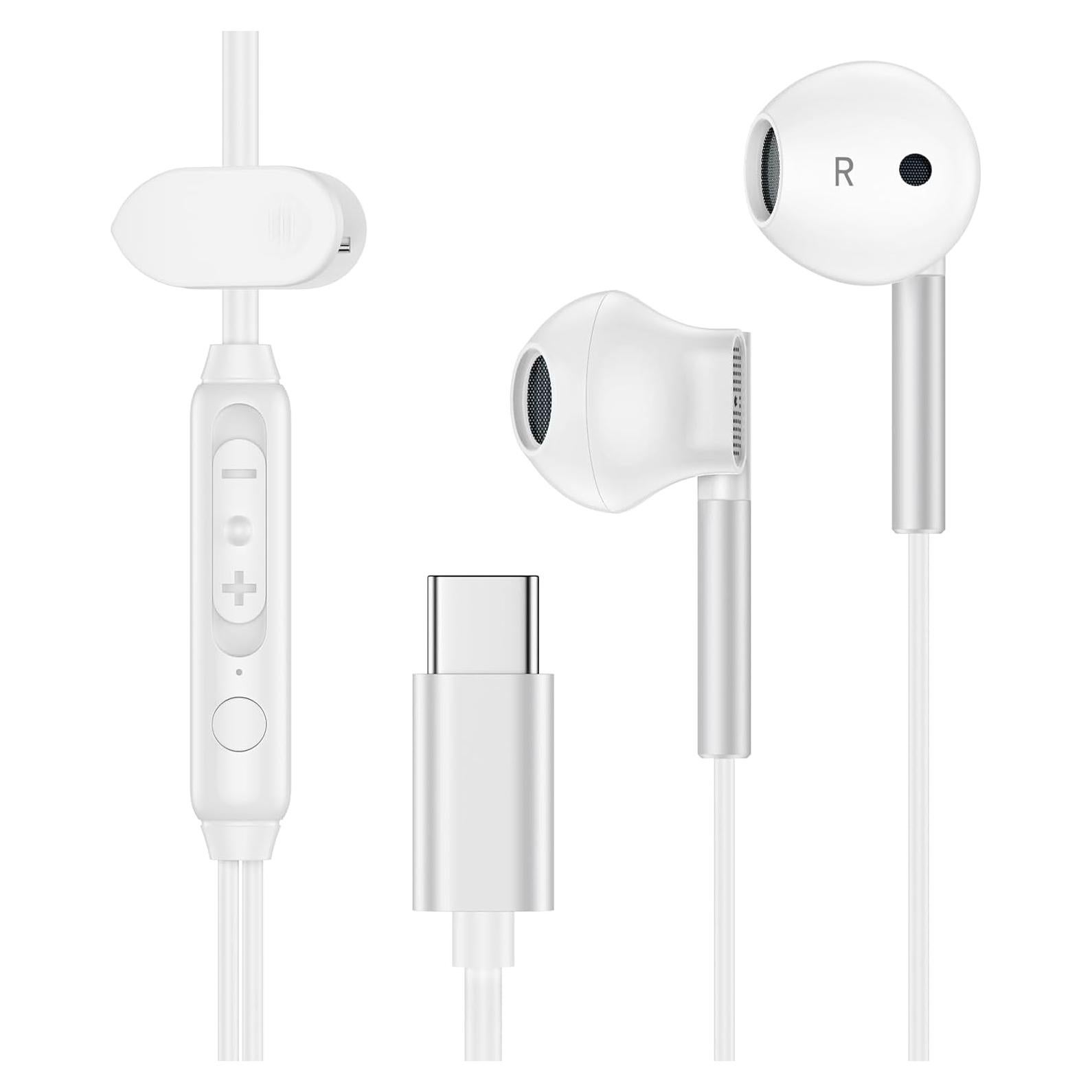 Auriculares USB C S25 Ultra con Micrófono y Control Remoto