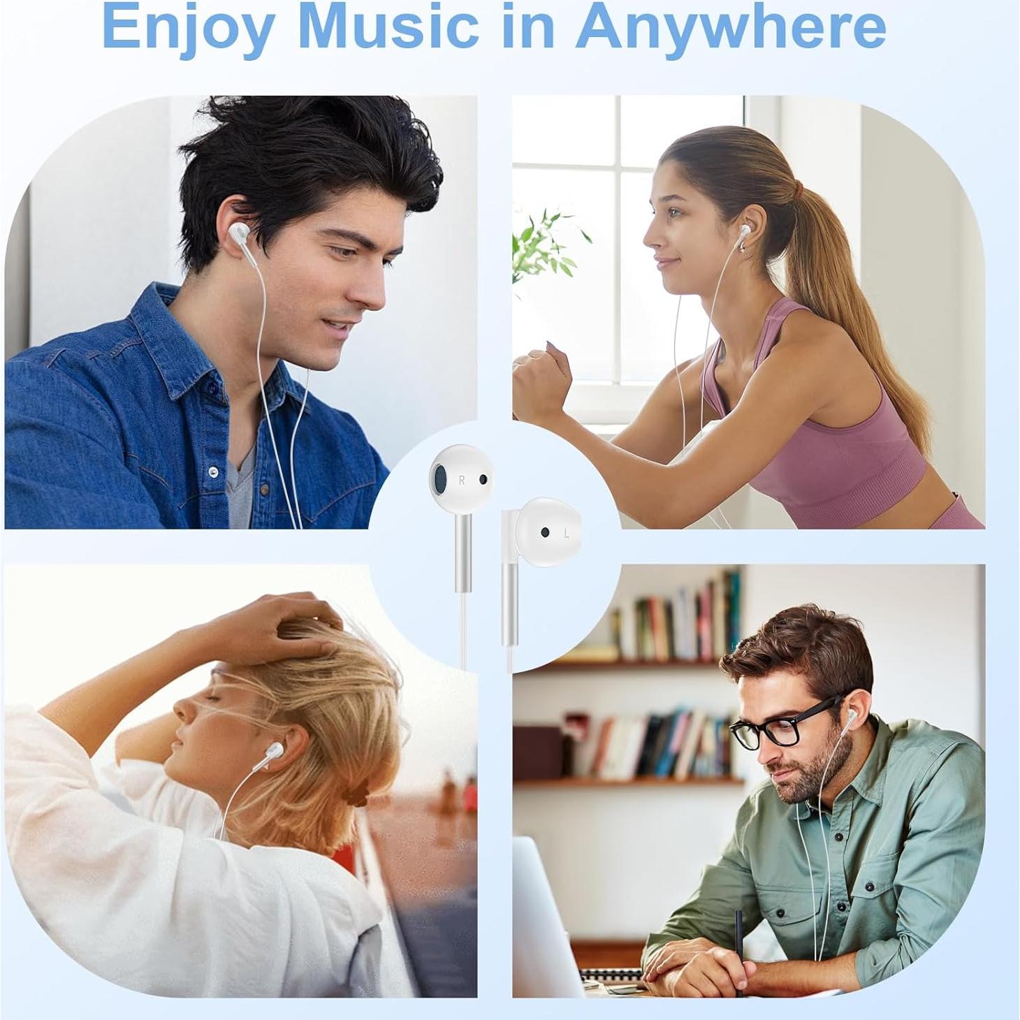 Auriculares USB C S25 Ultra con Micrófono y Control Remoto