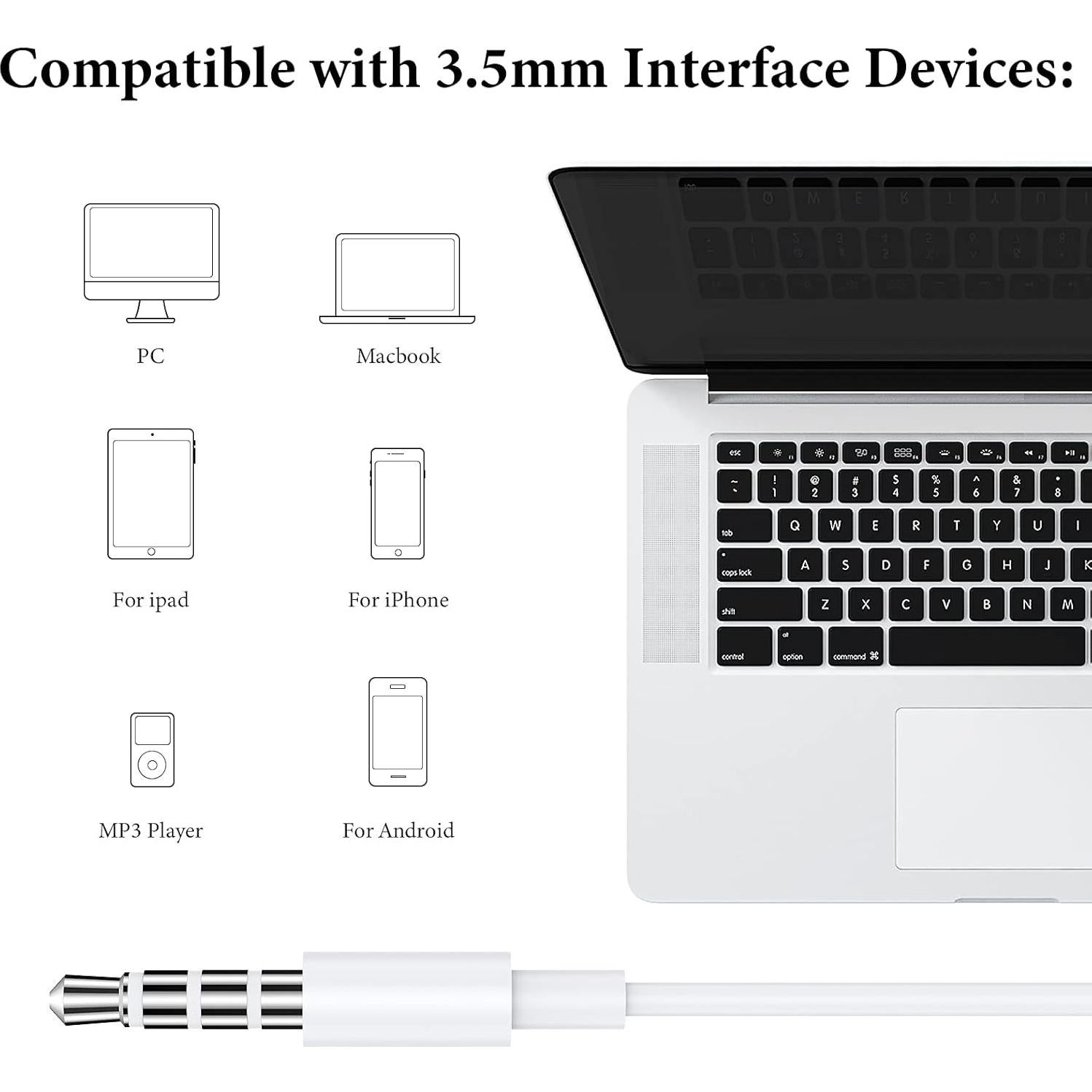 Auriculares con cable APETOO-0021 HiFi 3.5mm para Samsung y iPhone