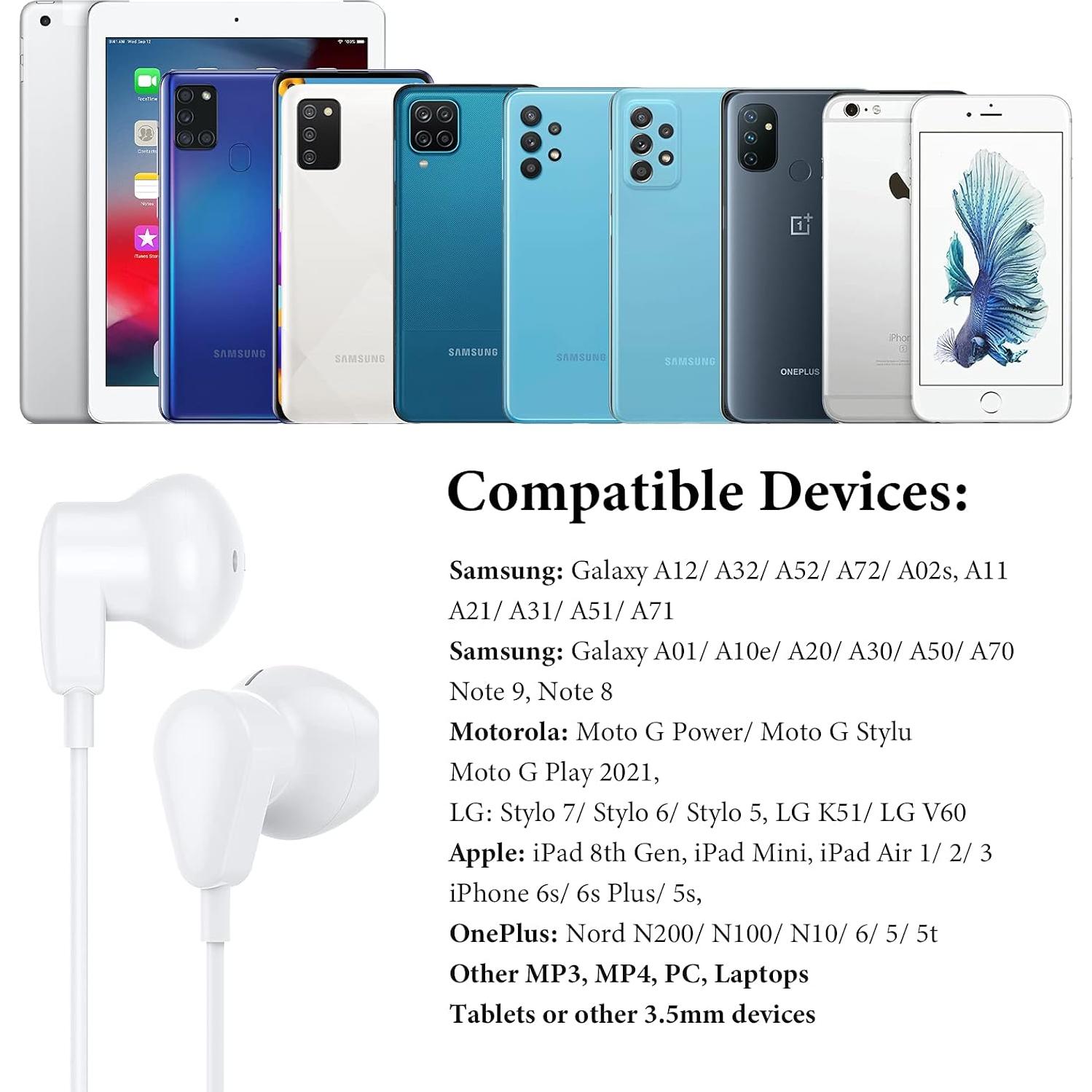 Auriculares con cable APETOO-0021 HiFi 3.5mm para Samsung y iPhone