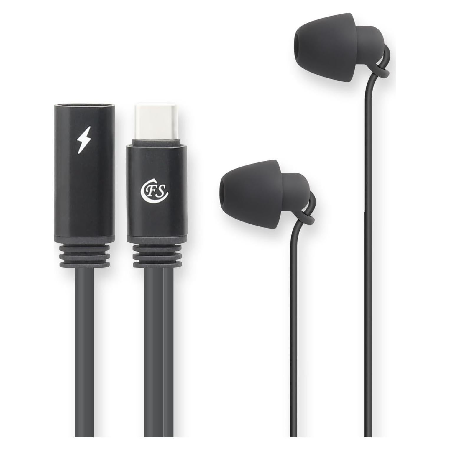 Auriculares In-Ear USB Tipo C FSC FS-CSSLPJY con Micrófono