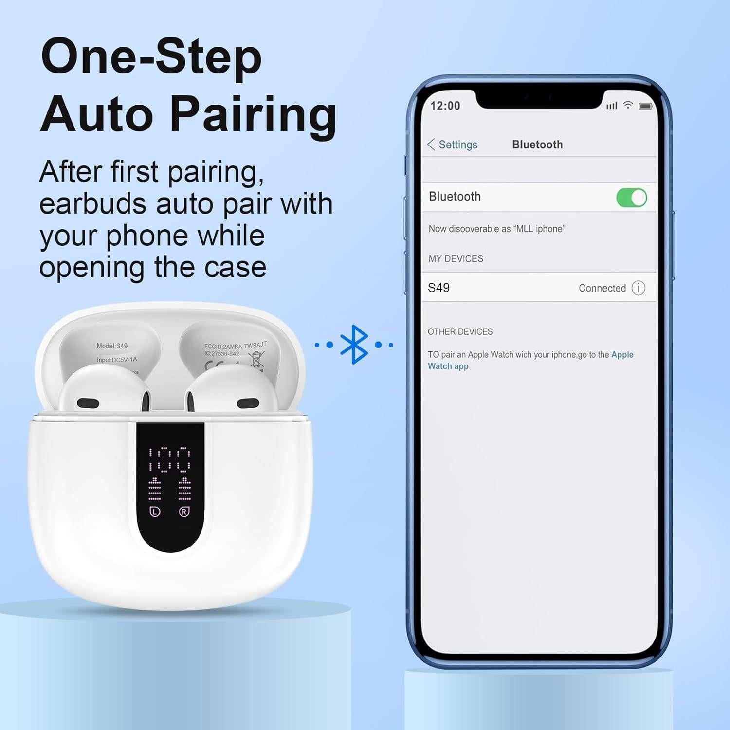 Auriculares Inalámbricos Samsung S49 Bluetooth 5.3 IPX7 60H