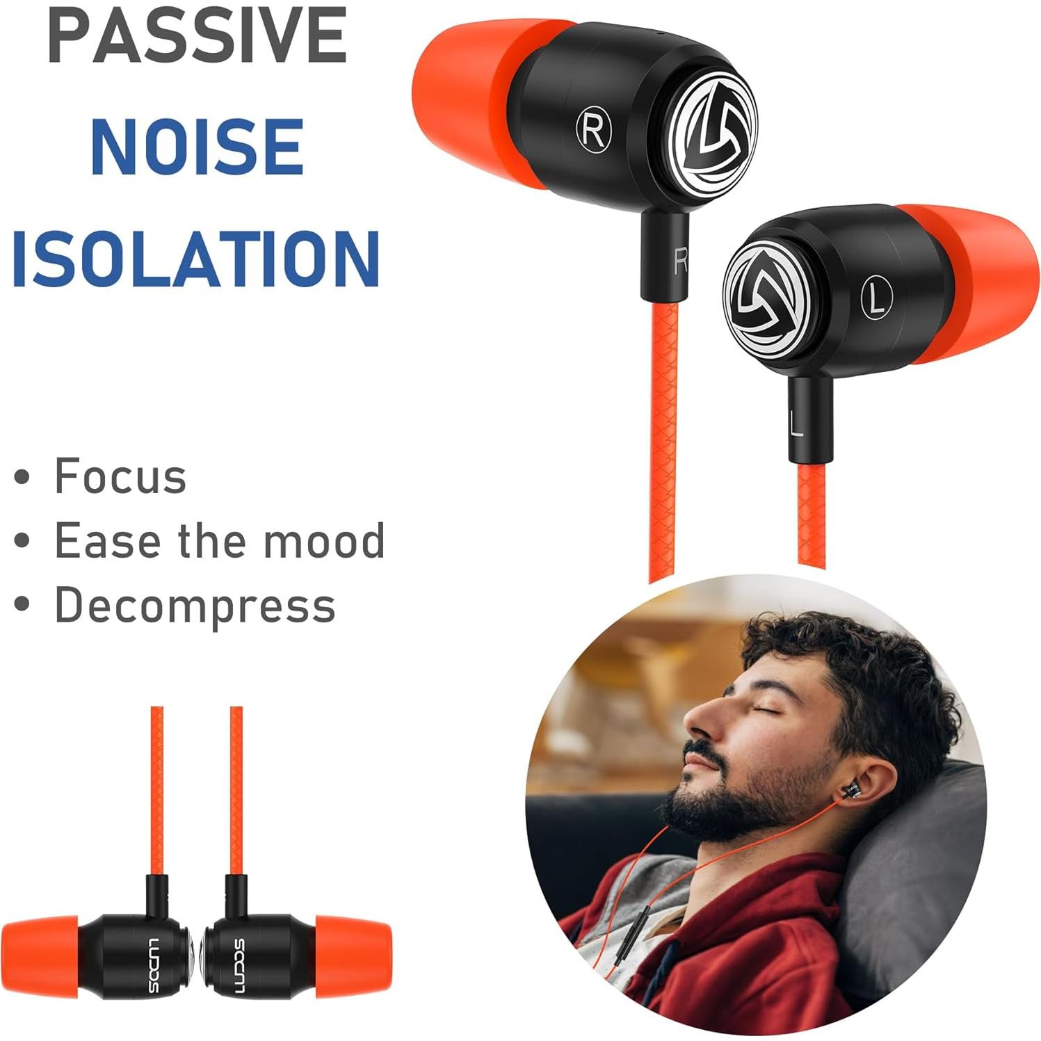 Auriculares In-Ear LUDOS Clamor con Micrófono y Aislamiento de Ruido