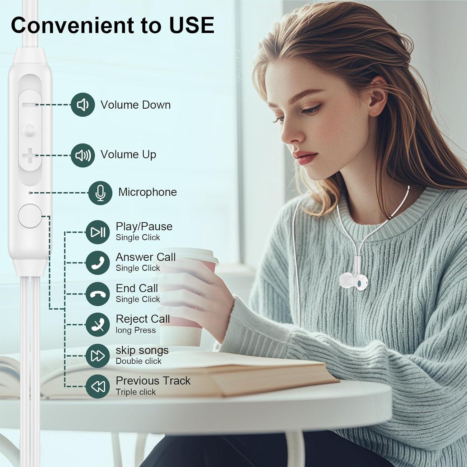 Auriculares USB C in-ear M55 para iPhone y Samsung