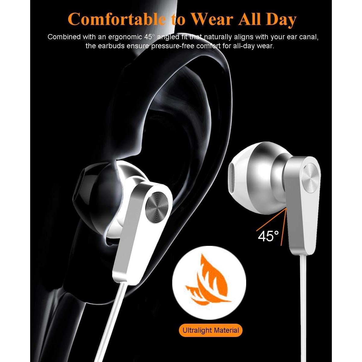 Auriculares USB Tipo C KINDRM KUSBCEJ01 HiFi Estéreo con Micrófono