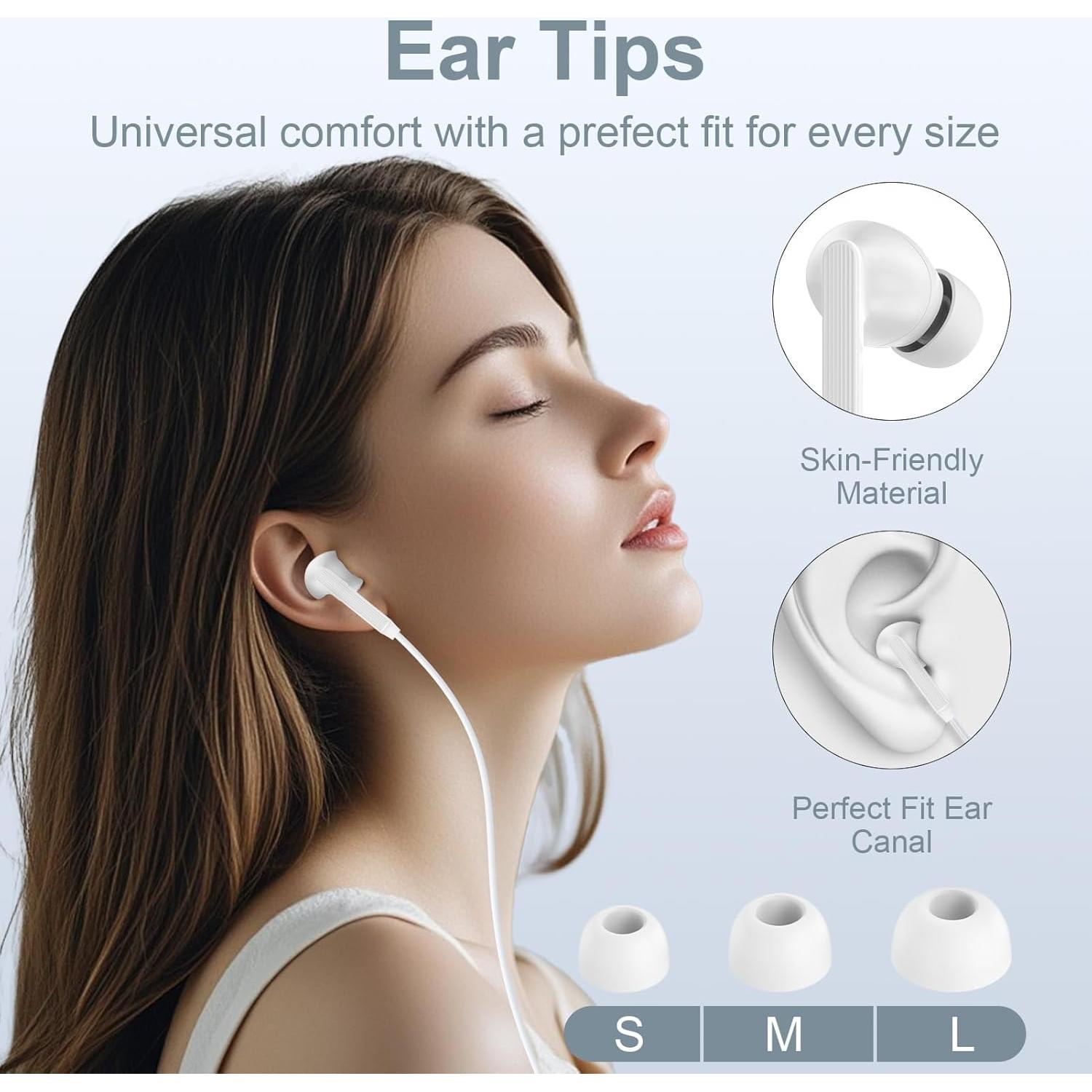 Auriculares in-ear USB C Samsung con micrófono y control de volumen