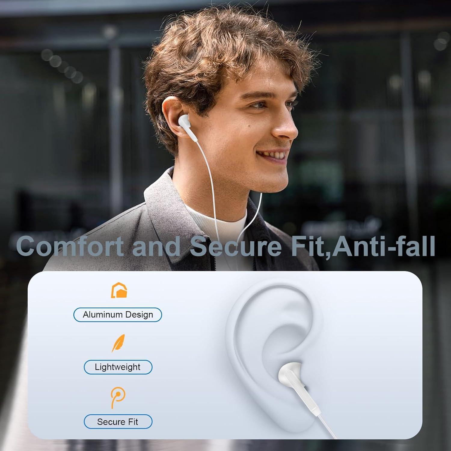 Auriculares in-ear USB C Samsung con micrófono y control de volumen