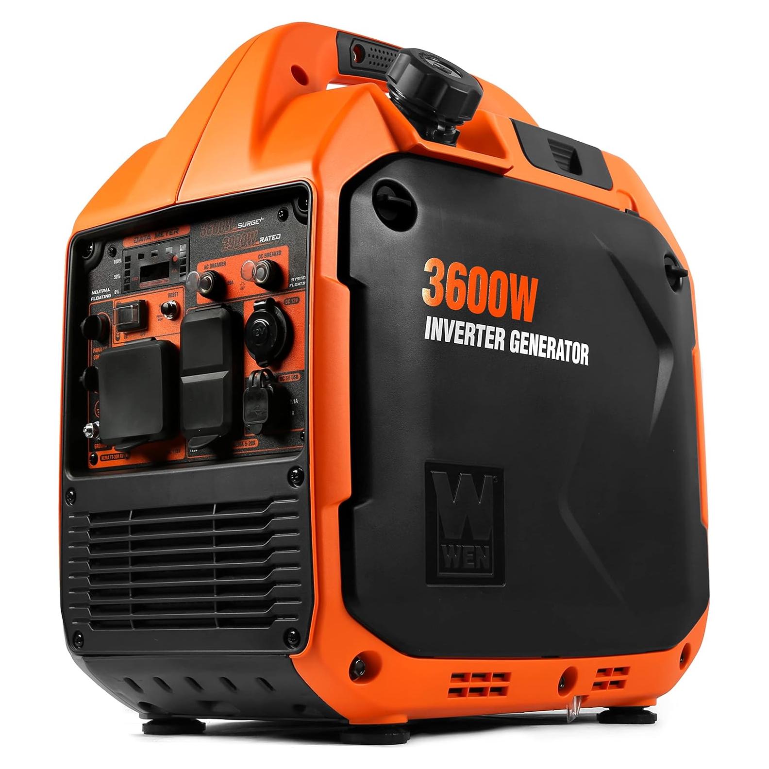 Generador Inversor Portátil WEN 3600W Silencioso y Ligero