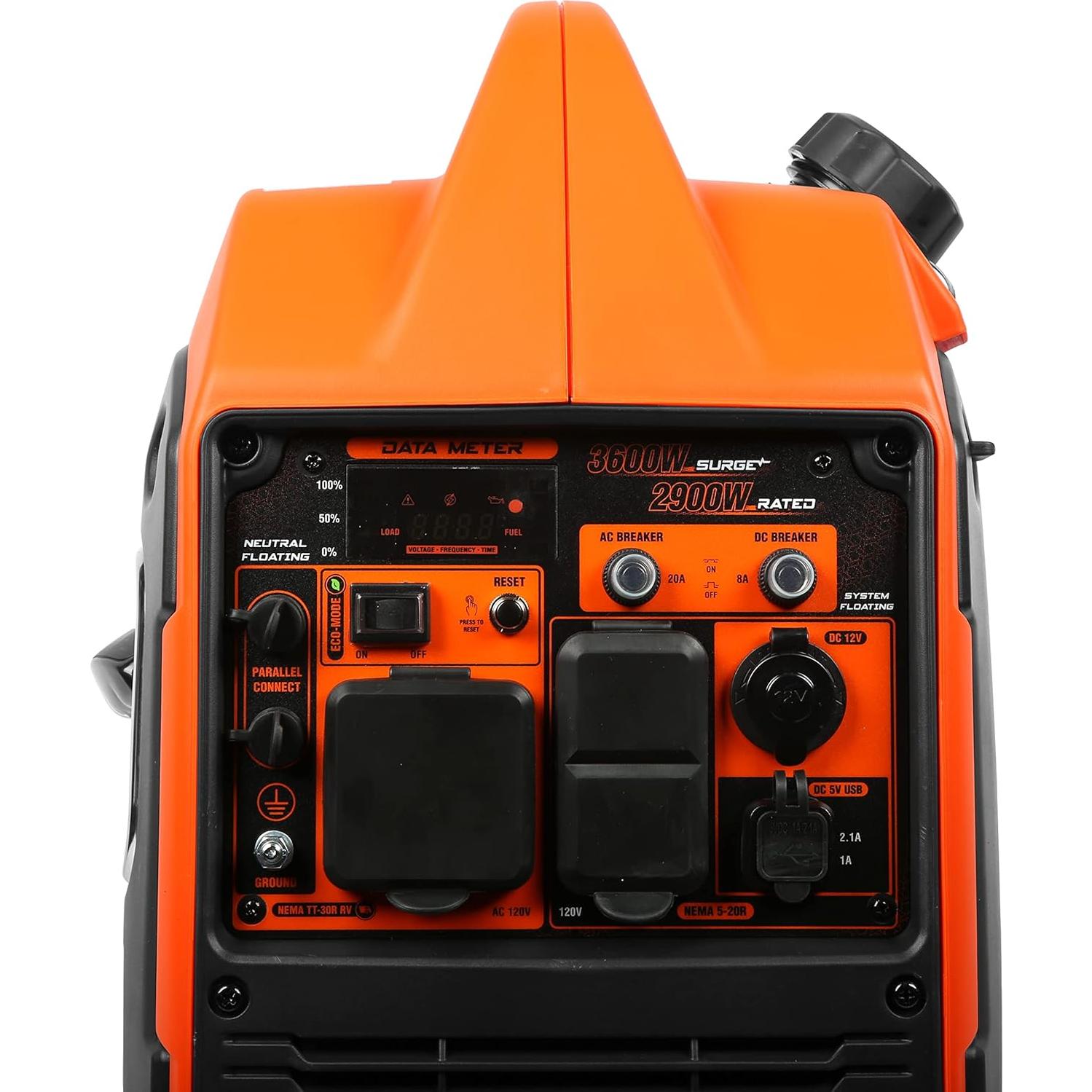 Generador Inversor Portátil WEN 3600W Silencioso y Ligero