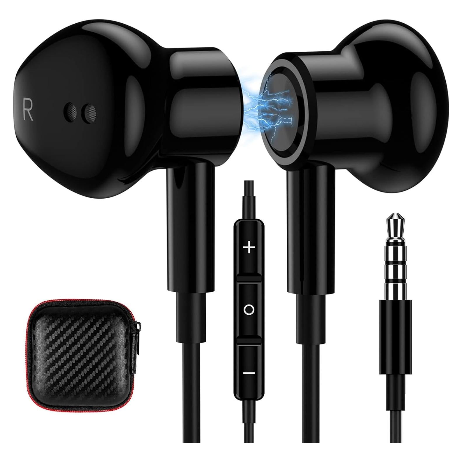 Auriculares In-Ear 3.5mm TITACUTE con Micrófono y Aislamiento