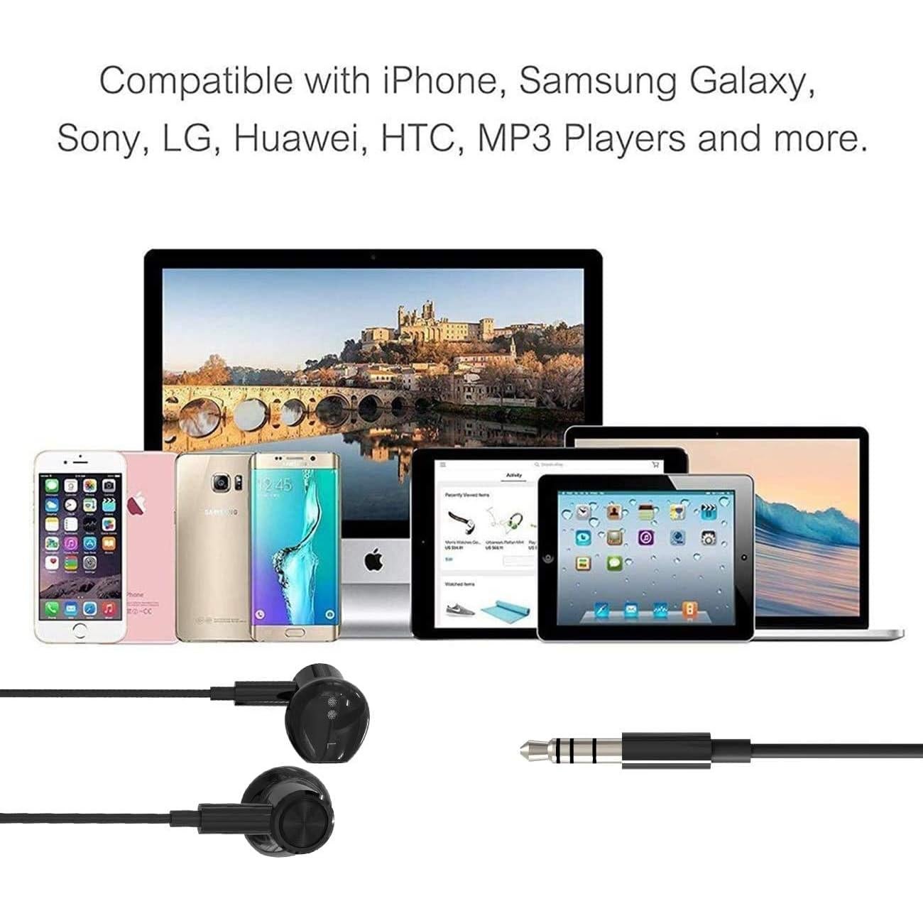 Auriculares In-Ear BENEWY ME530S con Aislamiento de Ruido 3.5mm