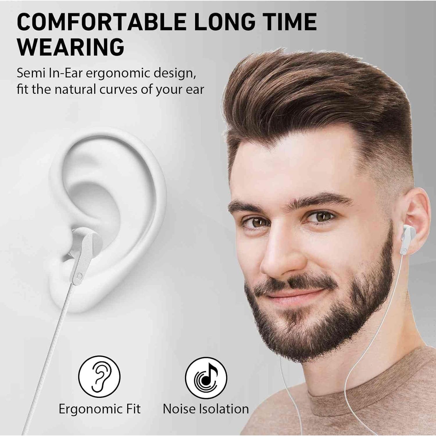 Auriculares In-Ear UrbanX R2 con Micrófono y Cable 1.16m