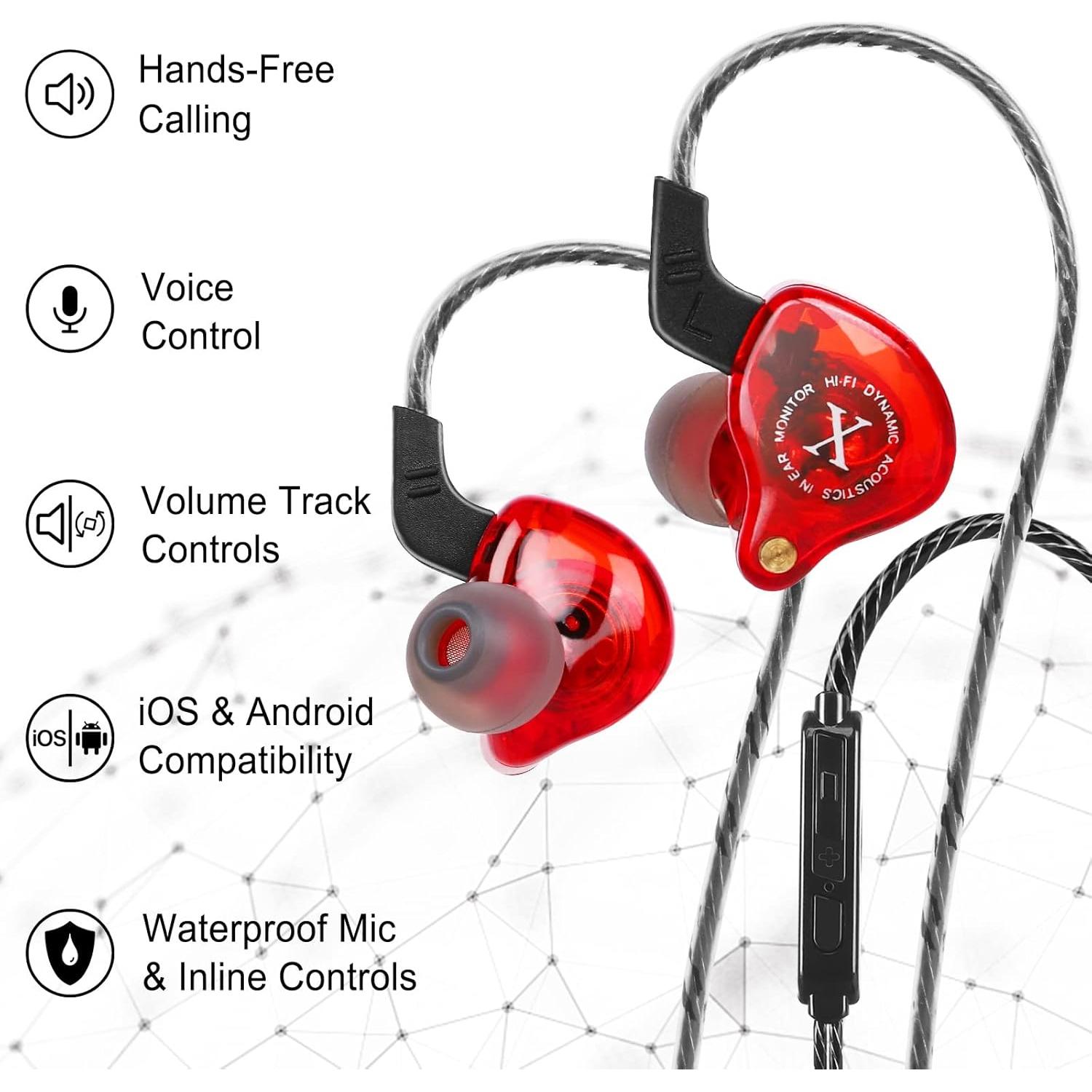 Auriculares In-Ear UrbanX ix2 Pro con Micrófono y Controlador Doble