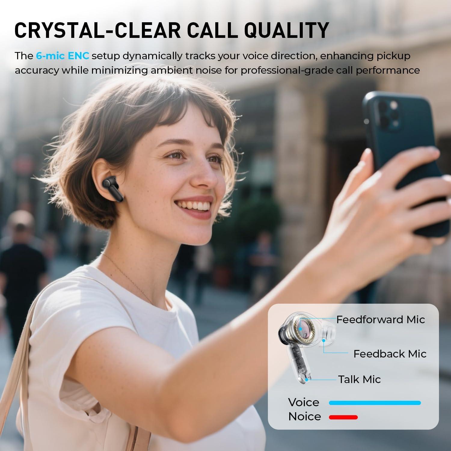 Auriculares Inalámbricos Havit SPACE NC01T con ANC y Bluetooth 6.0