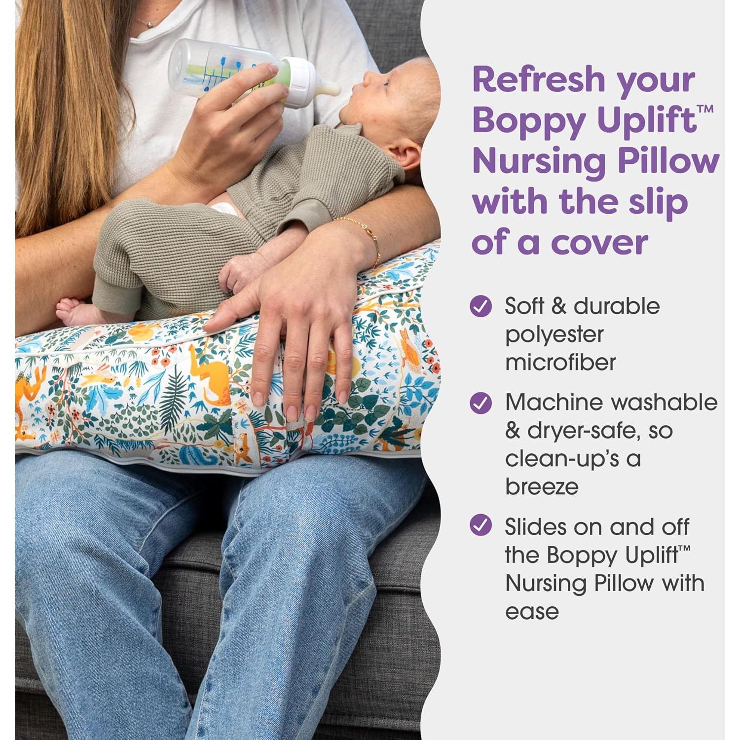 Funda de Almohada de Lactancia Boppy Uplift - Microfibra Colorida