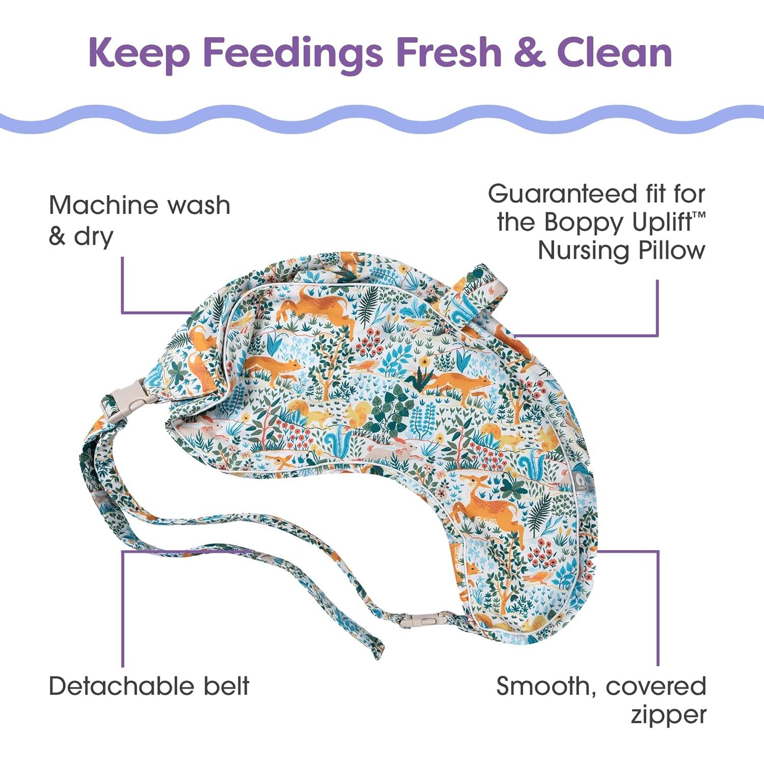 Funda de Almohada de Lactancia Boppy Uplift - Microfibra Colorida