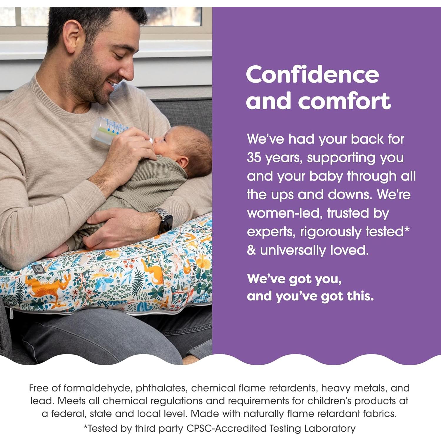 Funda de Almohada de Lactancia Boppy Uplift - Microfibra Colorida