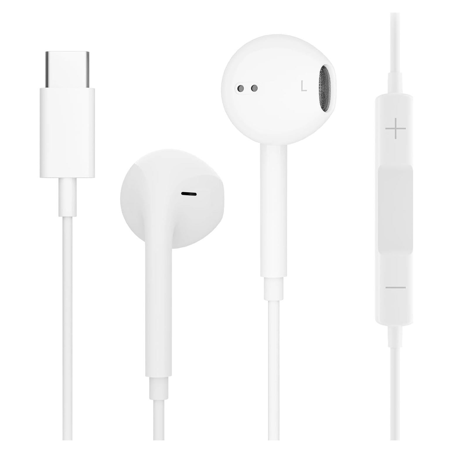 Auriculares USB C YB-17 para iPhone, iPad, MacBook, Samsung