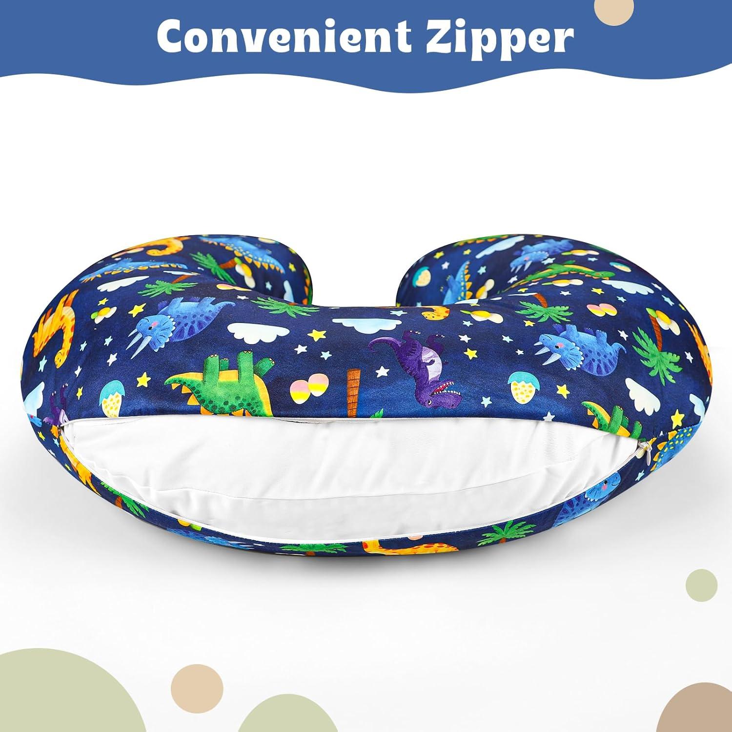 Funda de Almohada Impermeable Hooyax para Lactancia Dinosaurio