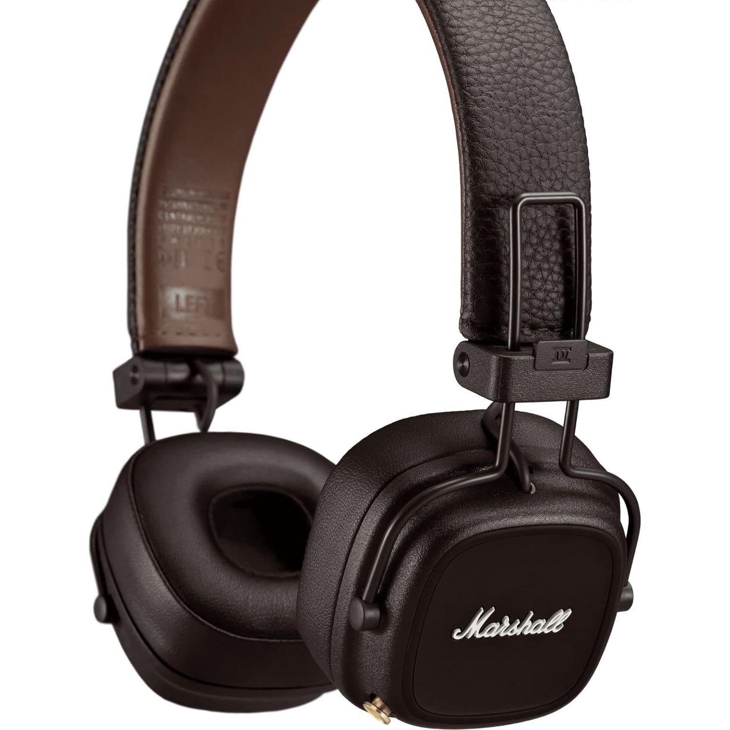 Auriculares Bluetooth Marshall Major IV - 80h Batería, Marrón