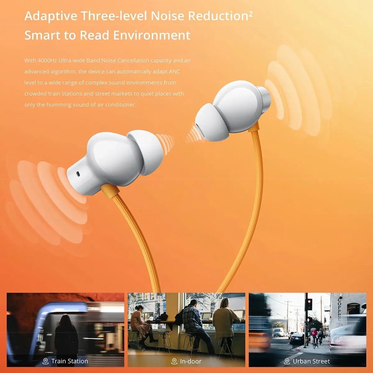 Auriculares Bluetooth realme Buds Wireless 5 ANC - 38h, IP55