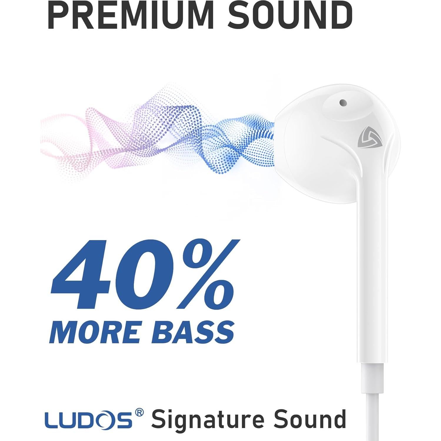 Auriculares LUDOS ZENITH con Cable 3.5mm - Sonido Nítido