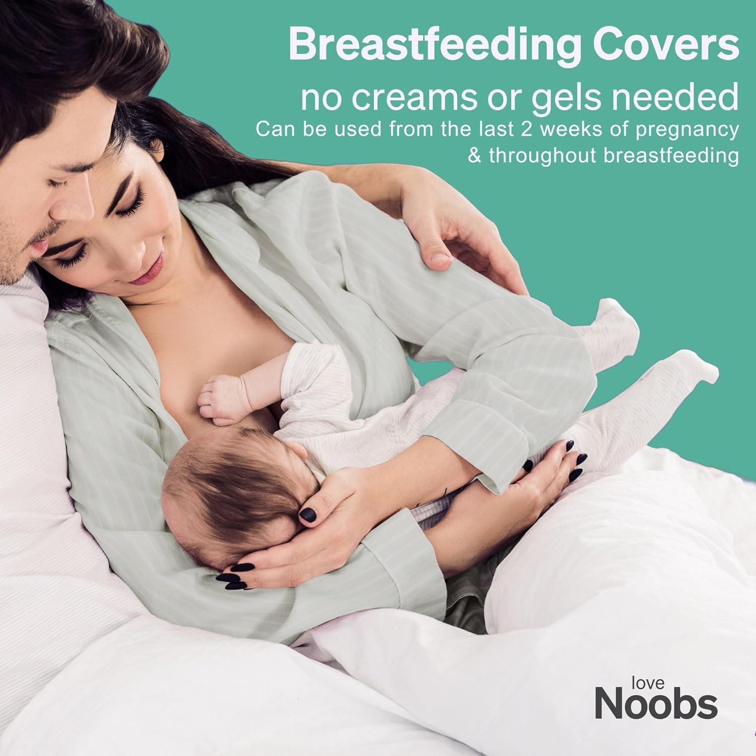 Copas de Lactancia de Plata LoveNoobs XL - Protectores de Pezón