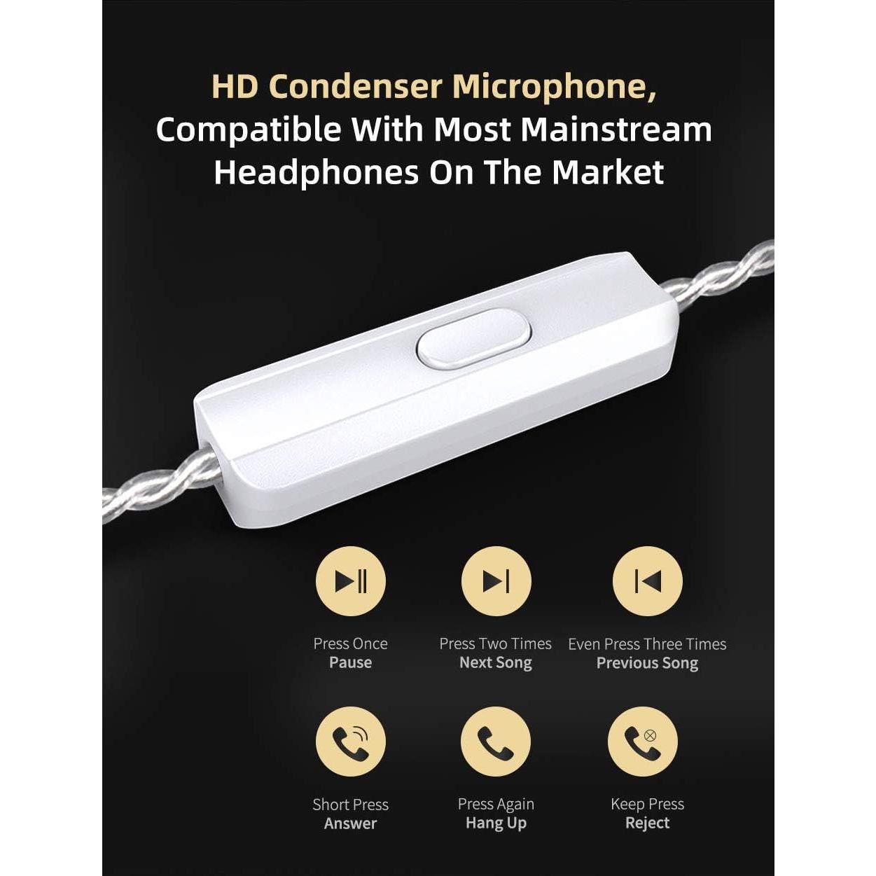 Auriculares KZ ZSN PRO X HiFi In-Ear con Micrófono 80g