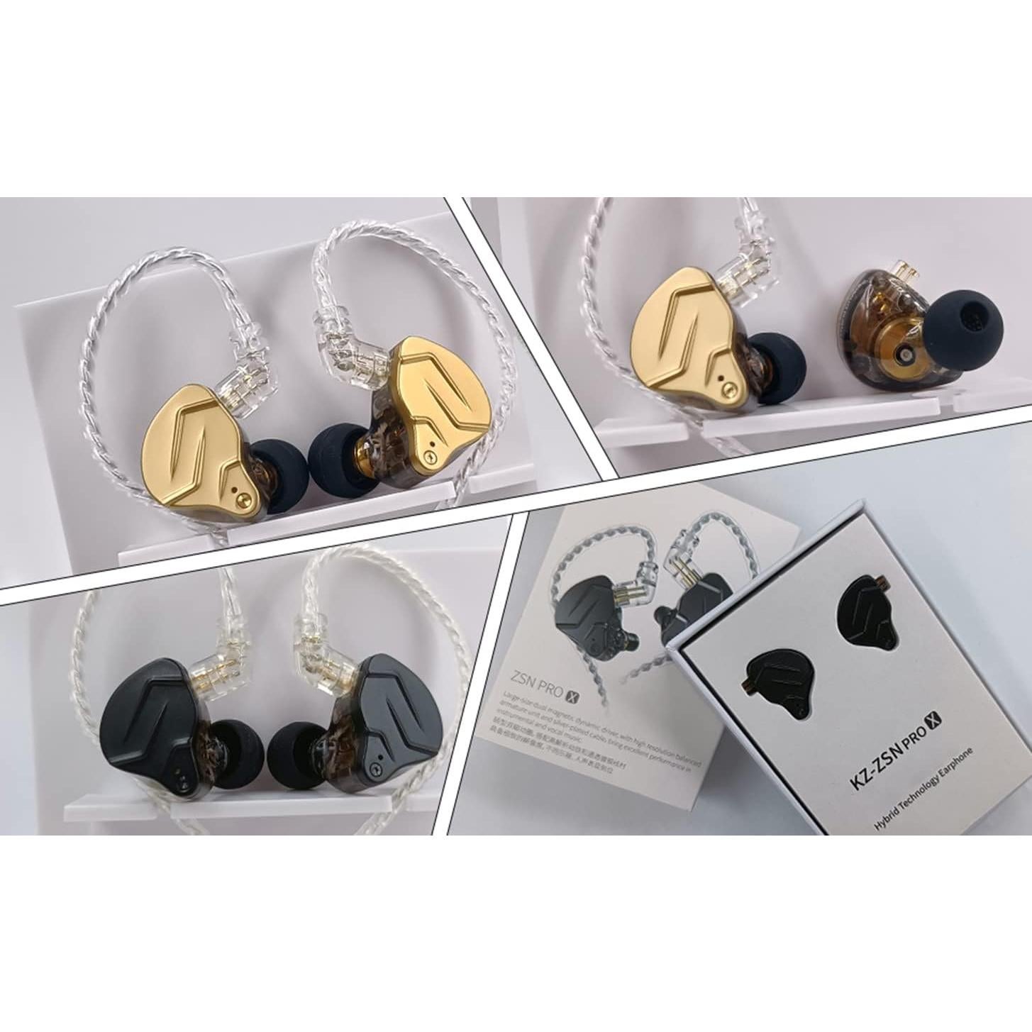 Auriculares KZ ZSN PRO X HiFi In-Ear con Micrófono 80g