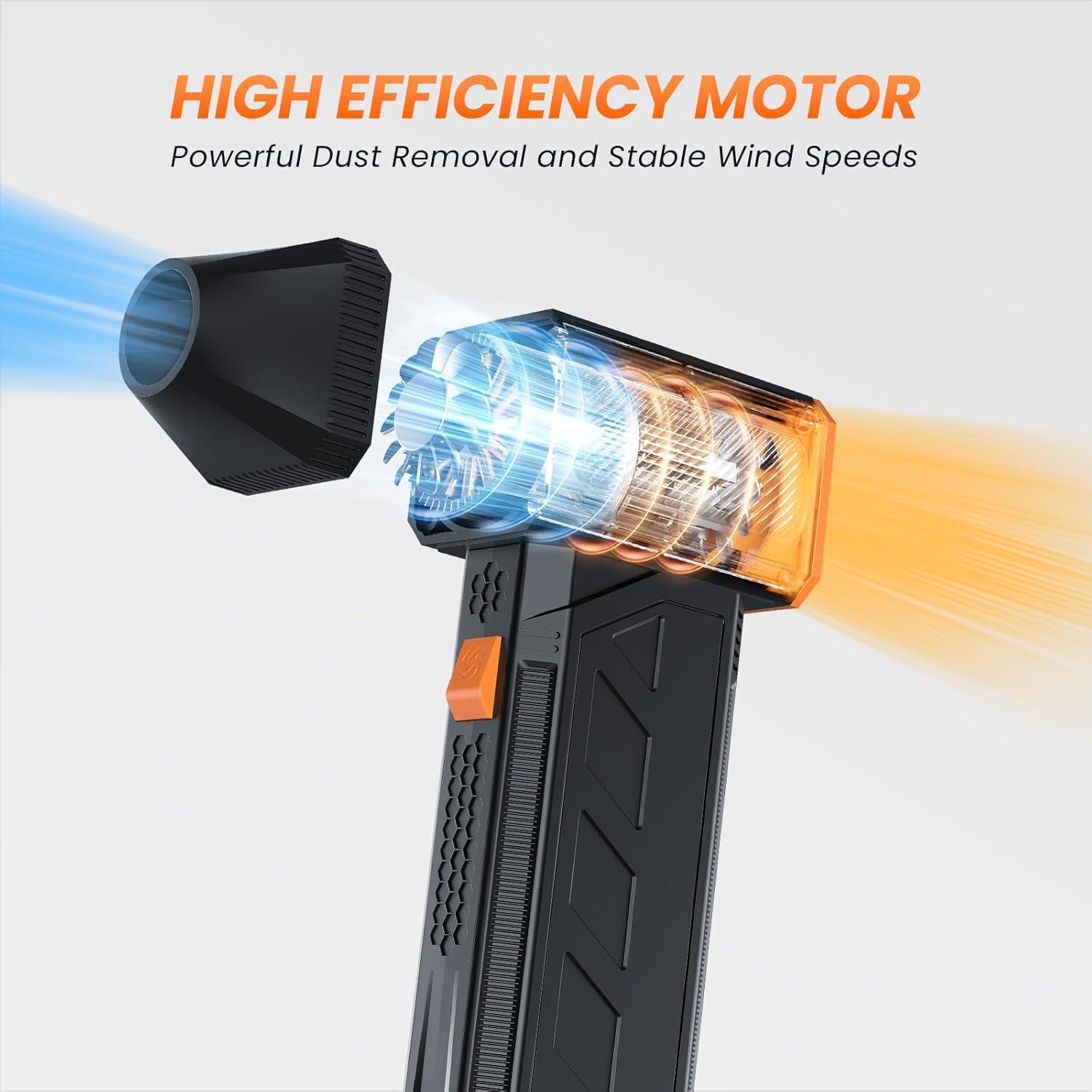 Soplador de Aire Comprimido EUKI F31 - 3 Velocidades 45 m/s