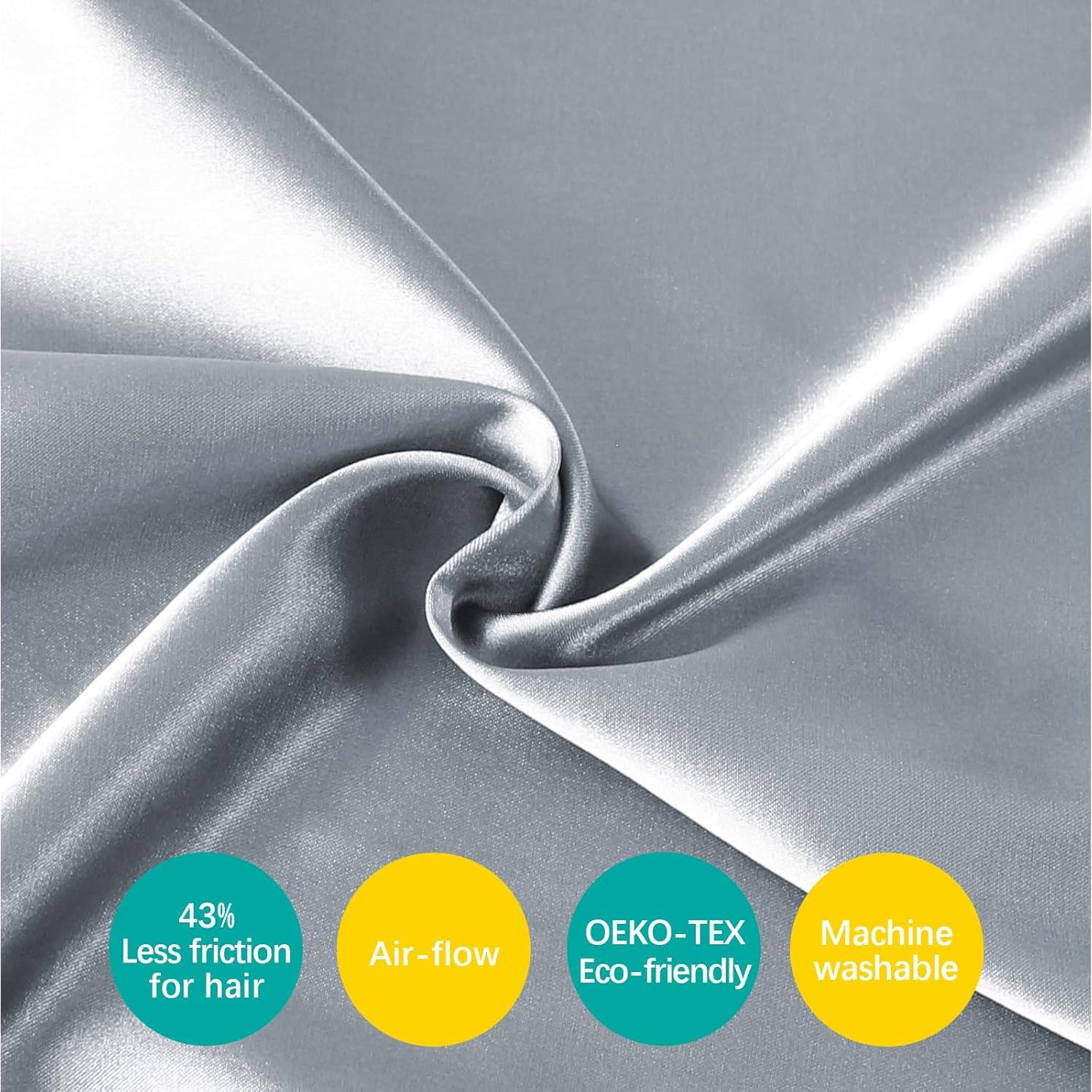 Funda de Almohada para Niños Biloban 2 Piezas Satén 50x38cm