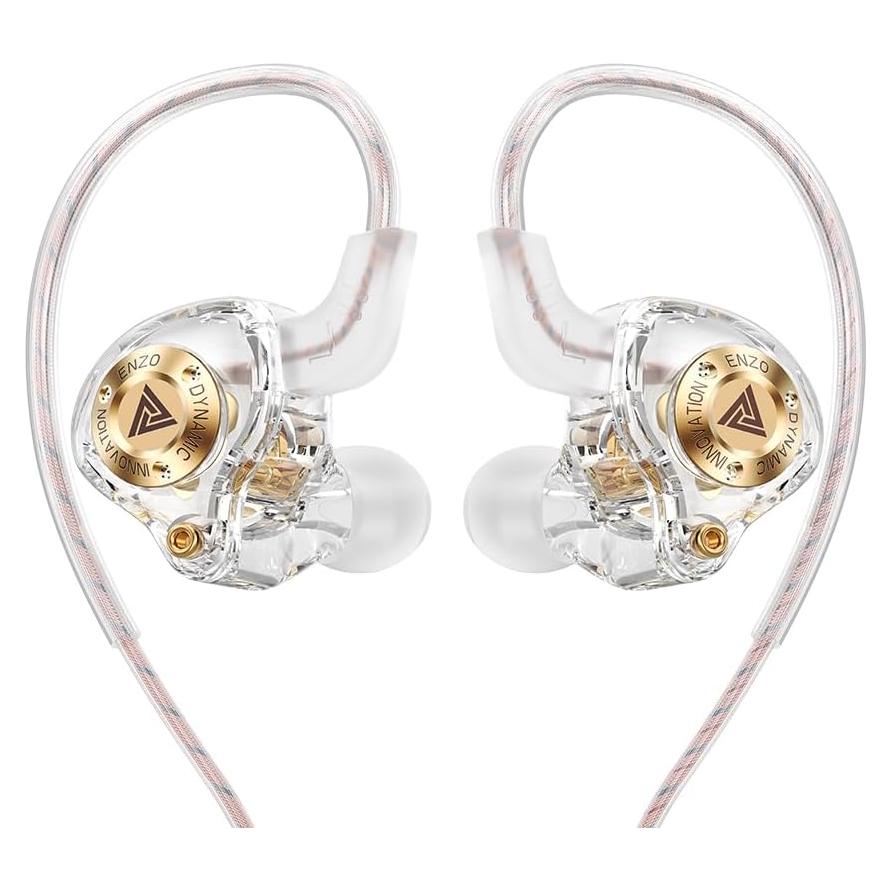 Auriculares Gaming QKZ ENZO In Ear con Micrófono 11mm Blanco