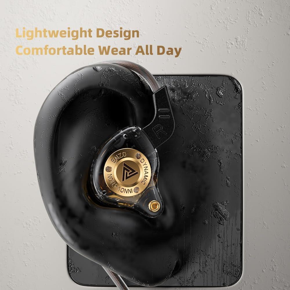 Auriculares Gaming QKZ ENZO In Ear con Micrófono 11mm Blanco