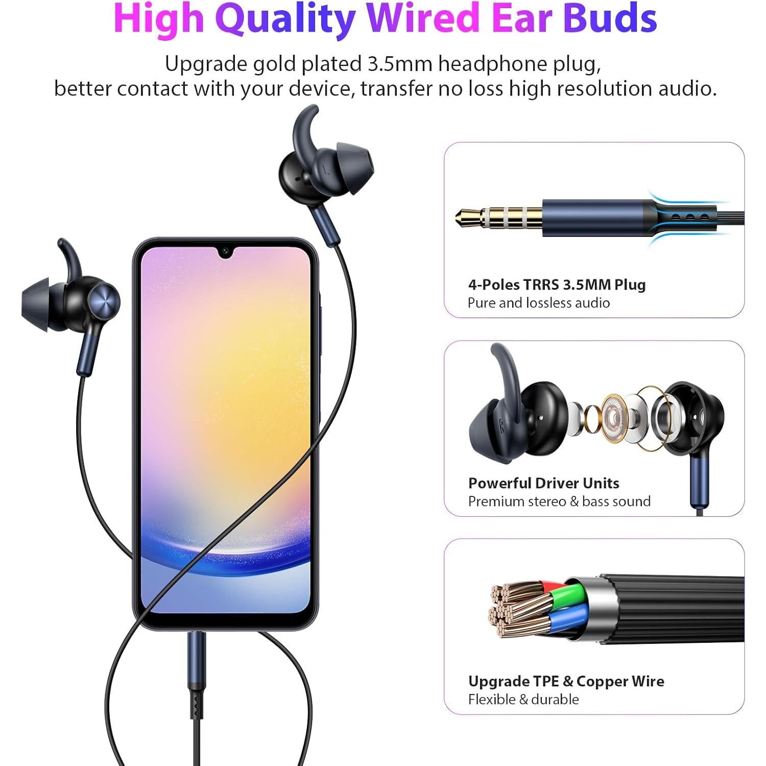 Auriculares Deportivos In-Ear APETOO-218 con Micrófono y Cancelación de Ruido